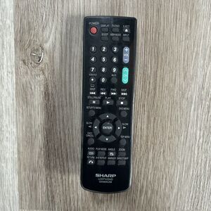 Sharp GA480WJSB LCD TV DVD Combo Player Remote Control Genuine OEM Tested